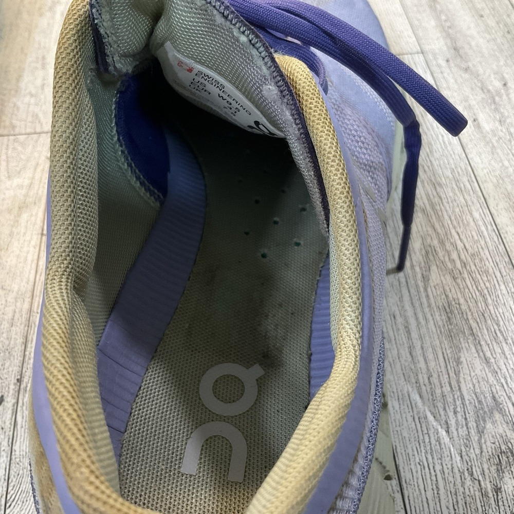 ON Women's Cloud X Running Sneaker Shoes, Lavender/Ice, 9.5 Medium US *READ* - Picture 9 of 10